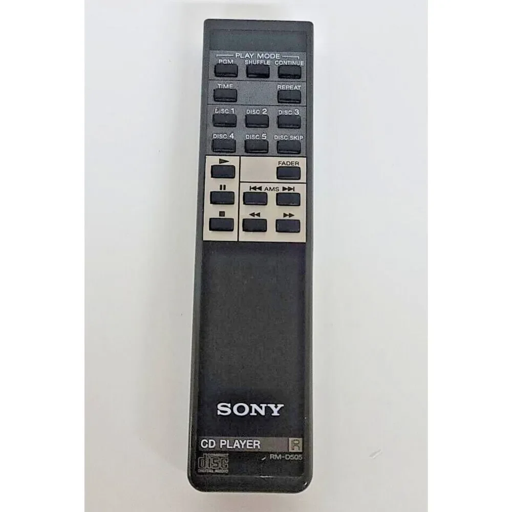 Authentic OEM Sony RM-D505 5-Disc CD Player System Remote Control Unit - Picture 1 of 4